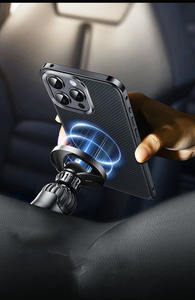 เคสโทรศัพท์กรอบโลหะแบบสปริงคาร์บอนไฟเบอร์สำหรับ iPhone 17 Air เคสมือถือแบบแม่เหล็กสัมผัสเปลือยสำหรับ iPhone 17 16 15 <span class=keywords><strong>PRO</strong></span> MAX - Product Image 5