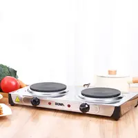 Btoma — plaque chauffante électrique 2000W, Double brûleur, cuisinière Portable avec Double plaque cuisson, plaque chauffante