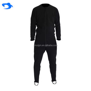 <span class=keywords><strong>Mono</strong></span> polar <span class=keywords><strong>de</strong></span> capa media aislante negro personalizado <span class=keywords><strong>de</strong></span> fábrica para hombre, ropa interior térmica debajo del traje seco para kayak - Product Image 3