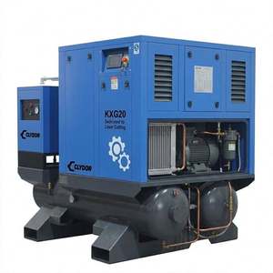 เครื่องอัดอากาศแบบสกรู VFD 4-in-1 PM 2.0 MPa ระบายความร้อนด้วยอากาศแรงดันสูงเครื่องอัดอากาศแบบโรตารี่สำหรับการตัดเลเซอร์ไฟเบอร์20HP 15kW - Product Image 5