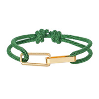 Nouveau bracelet en corde tressé fait main réglable pour couple, bracelet Fred en câble fer à cheval pour l'amitié
