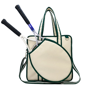 Wholesale <b>Water</b> <b>Resistant</b> Portable Gym Sports Racket Handbag Pickleball Tote Detachable Strap Beach Tennis Bags for Women - Product Image 4