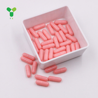 Capsules vides HPMC de qualité pharmaceutique, certifiées Halal, roses, solubles dans l'estomac, taille 00 0 1, personnalisables avec logo, de l'usine YS