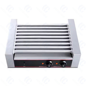 Suministro de alimentos para aperitivos, <span class=keywords><strong>parrilla</strong></span> de tambor, calentador de máquina para perros calientes, <span class=keywords><strong>parrilla</strong></span> giratoria automática para salchichas para perros calientes - Product Image 3