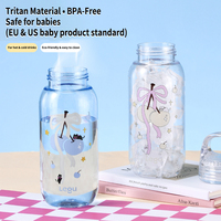Gobelet portable de haute qualité, anti-fuite, en plastique, avec couvercle, pour enfants, pour l'extérieur