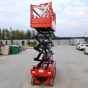 Nhà Máy Giá 4-16m tự hành điện di động Scissor Lift thủy lực nâng giàn giáo nền tảng - Product Image 4