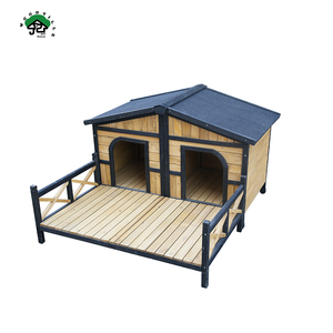 Verkaufsschlager hölzernes Hundebäude Innen- und Außenbereich Haustierhaus-Möbel mit Veranda Welpenhaus - Product Image 2