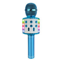 Microphone sans fil pour karaoké à domicile avec suppression du bruit et enregistrement, compatible avec Android