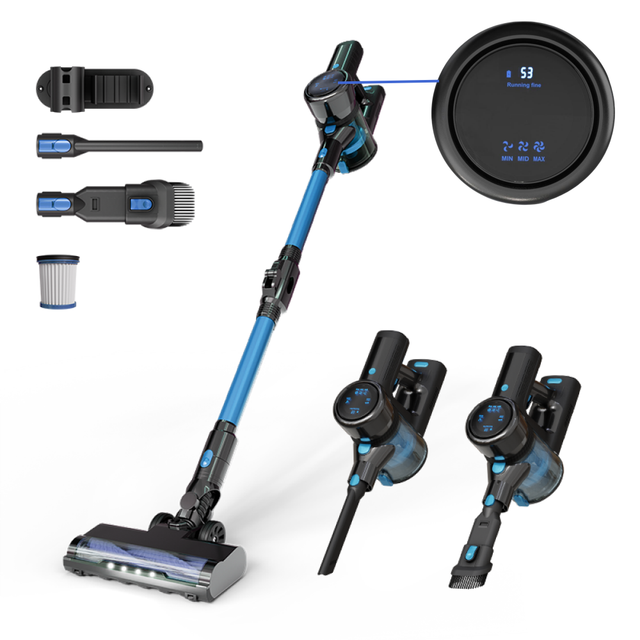 ODM 350W/26KPA Cordless Hand Held Bagless HEPA Filter Lightweight Car Hotel Home Use Stick Vacuum Cleaner 40 Mins Runtime Smart