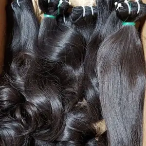 Virgin Human Hair Bundles Bone Straight Human Hair Wig Raw Vietnamese Human Hair Supper Double Drawn Bone Straight Bundles