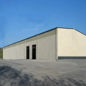 Bouw Stalen Structuur Magazijn Prefab Industrieel Gebouw Werkplaats Hangarprefab Werkplaats Gebouw