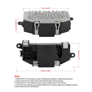 ตัวต้านทานพัดลมระบบปรับอากาศรถยนต์ Audi Seat VW Skoda สภาพใหม่ รุ่น F011500081 011500088 3C0907521D - Product Image 2