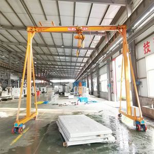 Roues pleines portique grue hauteur de levage 5 mètres <span class=keywords><strong>palan</strong></span> à chaîne électrique portique pour <span class=keywords><strong>porte</strong></span>/extérieur - Product Image 3