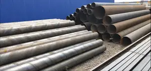 Grande diametro Q235 tubo in acciaio a spirale Anti-corrosione saldato tubi in acciaio produttore Stock per la fornitura di acque reflue saldatura tubo di ferro