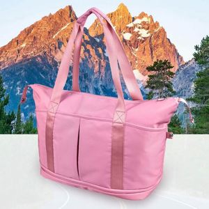 Nuevas Bolsas de Mano para Mujer, Bolsa de Gimnasio con Ruedas, Bolsa Impermeable, Bolsa de Lona Seca Reciclable, Bolsa de Lona Plegable Personalizada para Viajes - Product Image 2