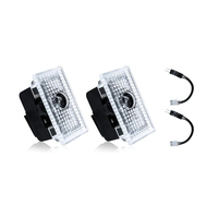 Projecteurs LED de logo pour portières de voiture Tesla – Accessoire sans fil, lampe d'accueil, éclairage 3D fantôme, projecteurs de courtoisie