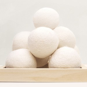 Multi-function 100% New Zealand Wool Dryer Balles for <b>Laundry</b> with Bag Paper Box Felt Bin <b>Storage</b> - Product Image 5