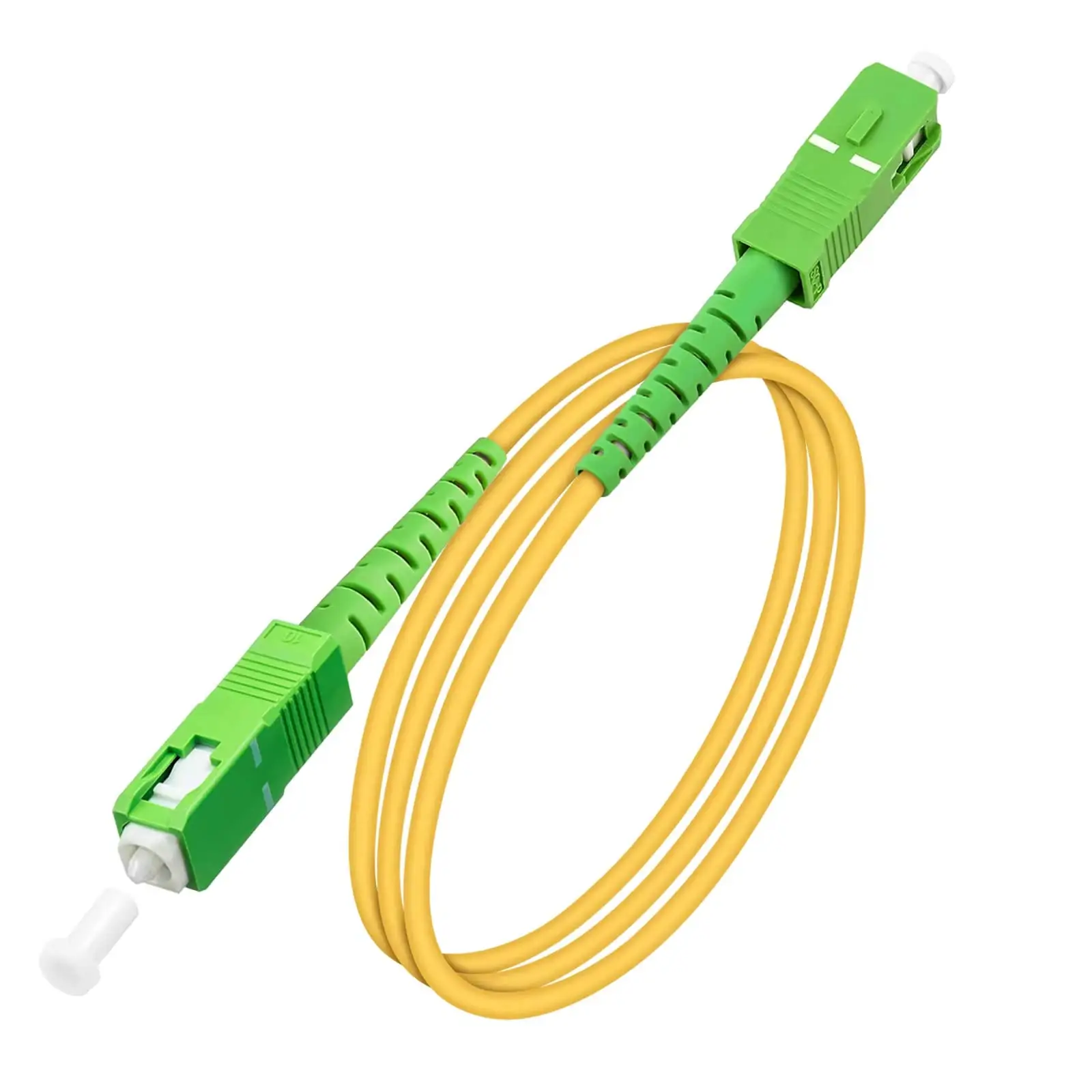 Fiber optik Pvc Ftth yama kablosu Scapc Sm Simplex G625D 2.0mm Scapc yama kablosu