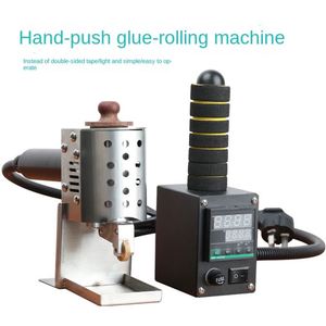 Double-Sided Leather Luggage Rolling Machine Hand Push Hot Melt Glue Coating for Moon <b>Cake</b> Box <b>Book</b> Album Shoe Cementing - Product Image 4