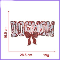Patch brodé GOGMAMA à sequins grande taille, plusieurs couleurs, pour vêtements, sacs et jeans