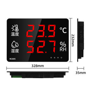 औद्योगिक तापमान और आर्द्रता मीटर डिजिटल डिटेक्शन का उपयोग ग्रीनहाउस स्विमिंग पूल बाहरी मॉनिटर - Product Image 4