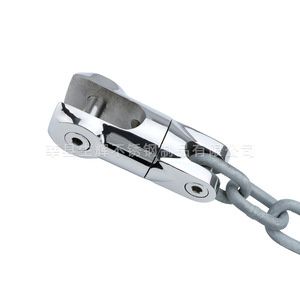Shining Heavy-duty Anchor Connector 14-16mm Two-section Swivel Marine Hardware for <b>Yacht</b> - Product Image 1