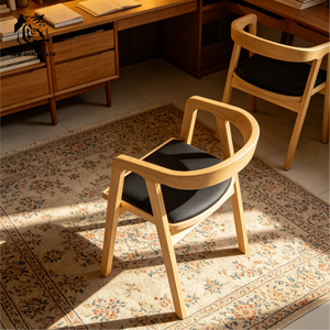 Vente directe d'usine, prix bas, stock important, livraison directe, chaise d'hôtel personnalisée, mobilier de salle à manger personnalisé, fauteuil en bois. - Product Image 2