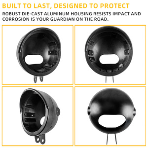 Faro Láser de 5.75 Pulgadas con Luz Direccional y Carcasa de Luz Compatible con los Modelos <span class=keywords><strong>Honda</strong></span> CM300/500/<span class=keywords><strong>CL500</strong></span> - Product Image 2