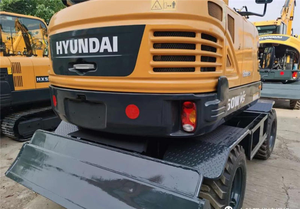 Excavatrice sur roues Hyundai R60WVS d'occasion R55/R75/R80/R215vs/R220 6 tonnes Moteur et boîte de vitesses Prix bas - Product Image 5