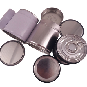 맞춤형 빈 원형 소 허브 주석 캐니스터 커피 금속 상자 차 깡통 차 보관/포장 밀폐 금속 주석 용기/상자 - Product Image 3