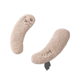 Cojín grueso de dibujos animados para asiento de inodoro, funda universal cálida de fibra para uso en otoño e invierno - Product Image 1