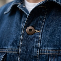 Kancing Rivet Logam Kuningan Berkualitas Tinggi 17mm untuk Jeans, Pengganti Kancing Logo, Model Shank, Dekorasi Pakaian