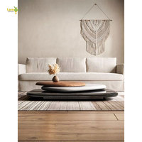 Table basse rotative minimaliste pour le salon et la maison Table basse créative en forme de designer italien