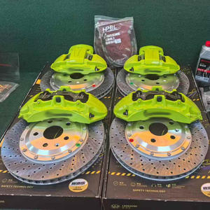 Nouvelle modification pour étriers <span class=keywords><strong>Brembo</strong></span> 6 pistons avant, 4 pistons arrière, en alliage d'aluminium forgé, disques en acier ventilés pour Tengshi - Product Image 2