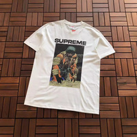 T-shirt unisexe surdimensionné style streetwear, imprimé lettres US, haute qualité, respirant et anti-humidité, directement de l'usine