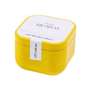 Yuhuan Scented Candle Tin Can 70g Soy Wax Low Temperature No Smoke For Home Decor Gift - Product Image 5