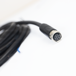 M8 8Pin IP67 chống thấm nước vàng-mạ Đồng Ô tô sử dụng không khí cắm kết nối 90 độ dây kết nối cho M8 Cáp CE chứng nhận - Product Image 4