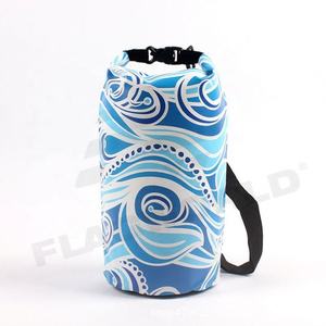 Vente en gros de sac à main unisexe en polyester imperméable 210D avec logo personnalisé/sac de plage avec fermeture à glissière - Product Image 5