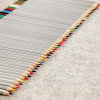 12/18/24/couleurs boîte en fer blanc emballage artistes crayon de couleur ensemble haut trempage bois crayons de couleur
