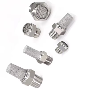 Silenziatore pneumatico in acciaio inossidabile a forma di cono da 1/8 a 2 pollici a forma di cono sinterizzato SS 316L in polvere - Product Image 2
