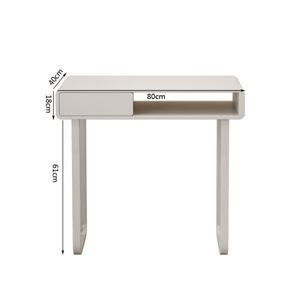 Table de manucure moderne en métal, luxe léger, prix spécial, panneau de densité, table de manucure double - Product Image 6