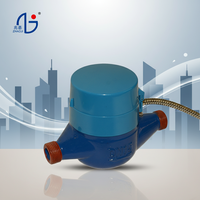 Medidor de Agua Digital Fotoeléctrico con Cable, de Latón, 0.6m3, Clase 2, Protección IP68, para Uso Doméstico y Comercial