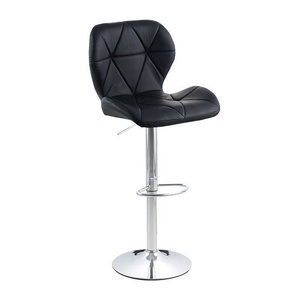 Best Selling Modern Leather <b>Bar</b> Chair High Quality Swivel <b>Bar</b> <b>Stool</b> Leather Counter High Chair Kitchen <b>Bar</b> <b>Stool</b> High Chair - Product Image 4