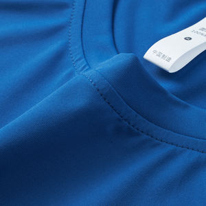 <span class=keywords><strong>Camiseta</strong></span> de diseñador de poliéster Spandex <span class=keywords><strong>Camiseta</strong></span> de hombre de gimnasio antiarrugas en blanco para correr - Product Image 3