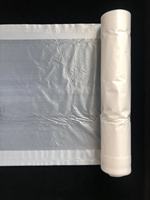 Rouleaux d'emballage personnalisés pour vêtements de blanchisserie, sacs transparents en plastique LDPE pour armoire et nettoyeur à sec, sacs écologiques sur mesure