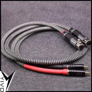 Câble audio-vidéo hi-fi haut de gamme, 1 paire, DIY, OFC, femelle, mâle, <span class=keywords><strong>XLR</strong></span>, connectique <span class=keywords><strong>RCA</strong></span>, câble - Product Image 2