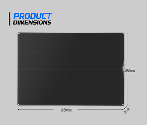 Pannello Solare Flessibile Shingled ATEM POWER da 200W 18V in ETFE Ultrasottile e Leggero per Campeggio Esterno Camper Barca Roulotte - Product Image 6