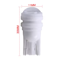 DC 12V T10 W5W 3D LED lentille de tache en céramique LED 3SMD 194 168 Wedge côté plaque d'immatriculation lampe blanc rouge bleu jaune vert rose