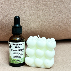 Aceite esencial de Romero para el cabello, ingredientes orgánicos, hierbas hidratantes nutritivas para todo tipo de cabello, personalizado, 30ml - Product Image 3