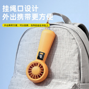 Mini Ventilador con Pantalla Digital, 6 Velocidades, USB, Portátil, Manos Libres, Uso en Escritorio - Product Image 4